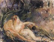 Berthe Morisot, Two Nymphs Embracing